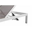 Pangea Home David 13-piece Modern Aluminum Patio Dining Set in White/Gray