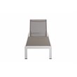 Pangea Home David 13-piece Modern Aluminum Patio Dining Set in White/Gray
