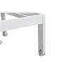 Pangea Home David 13-piece Modern Aluminum Patio Dining Set in White/Gray
