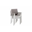 Pangea Home David 13-piece Modern Aluminum Patio Dining Set in White/Gray