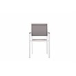 Pangea Home David 13-piece Modern Aluminum Patio Dining Set in White/Gray