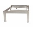 Pangea Home Roy 13-piece Modern Aluminum Patio Dining Set in Gray