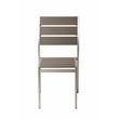 Pangea Home Roy 13-piece Modern Aluminum Patio Dining Set in Gray
