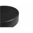 Pangea Home Mariel Round Fiberglass Outdoor Coffee Table in Black