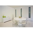 Pangea Home Bowa Modern High Gloss Lacquer Wood Buffet in White