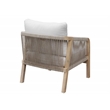 Pangea Home Lola 4-Piece Modern Acacia Wood Dining Set in Beige Finish