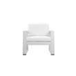 Pangea Home Air 4-Piece Modern Aluminum Sofa Set in White Finish
