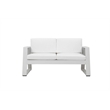 Pangea Home Air 4-Piece Modern Aluminum Sofa Set in White Finish