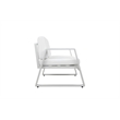 Pangea Home Air 4-Piece Modern Aluminum Sofa Set in White Finish