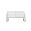 Pangea Home Air 4-Piece Modern Aluminum Sofa Set in White Finish