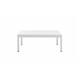 Pangea Home Cloud 4-Piece Modern Aluminum Sofa Set in White Finish