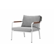 Pangea Home Dean 5-Piece Modern Aluminum Sofa Set in Gray Finish