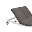 Pangea Home Sally Modern Style Aluminum Daybed in Gray Finish