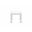 Pangea Home Joseph 2-Piece Aluminum Lounger and Side Table in White