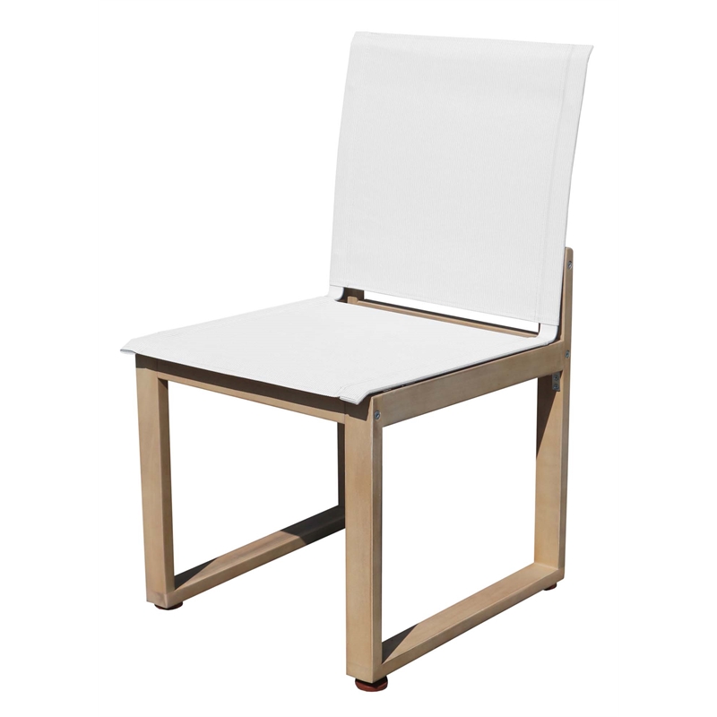 Pangea Home Vicky 9-Piece Modern Acacia Wood Dining Set in Natural