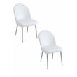 Vera Chair White Faux Leather (Set of 2)