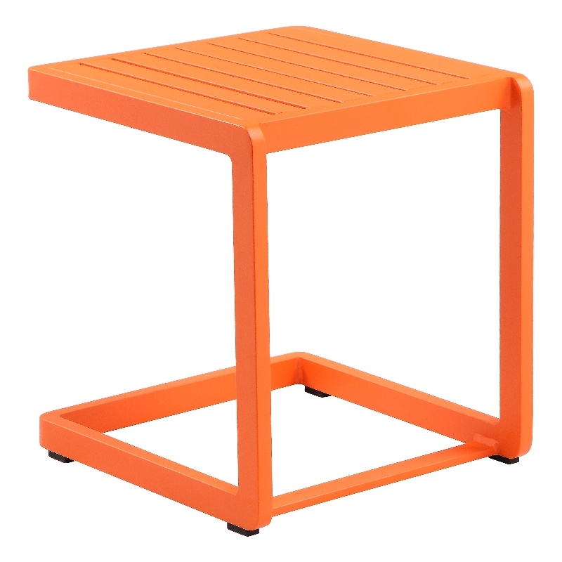 Pangea Home Chris Side Table Orange