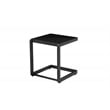 Pangea Home Chris Side Table Black