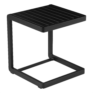 Pangea Home Chris Side Table Black