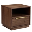 Brad Night Stand Walnut Wood