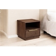 Brad Night Stand Walnut Wood