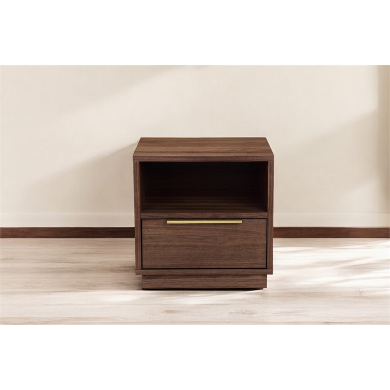 Brad Night Stand Walnut Wood