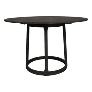 Holly Round Dining Table Black