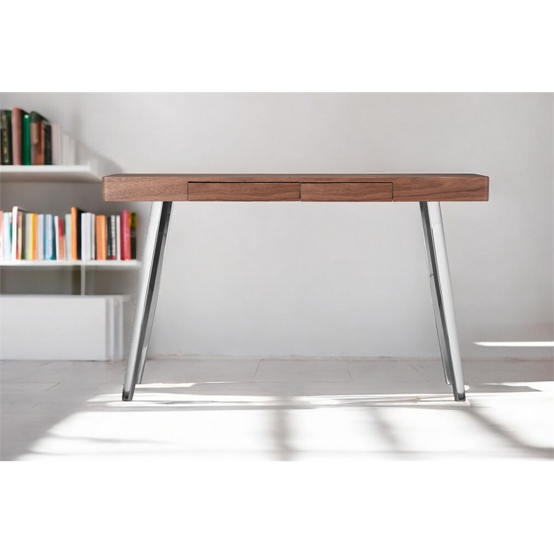 Pangea Home Hal Desk Walnut
