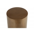 Spencer Round Side Table Brass Iron