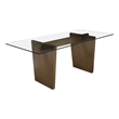 Spencer Dining Table Brass Iron