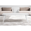 Hal Coffee Table White Engineered Wood