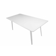 Hal Dining Table Lacquer White Engineered Wood