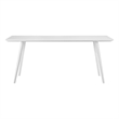 Hal Dining Table Lacquer White Engineered Wood