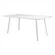 Hal Dining Table Lacquer White Engineered Wood