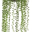 Nearly Natural String of Pearl Artificial Plant Hanging Basket in Green/Brown