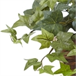 Nearly Natural Puff Ivy Leaves with Ledge Basket in Green/Brown