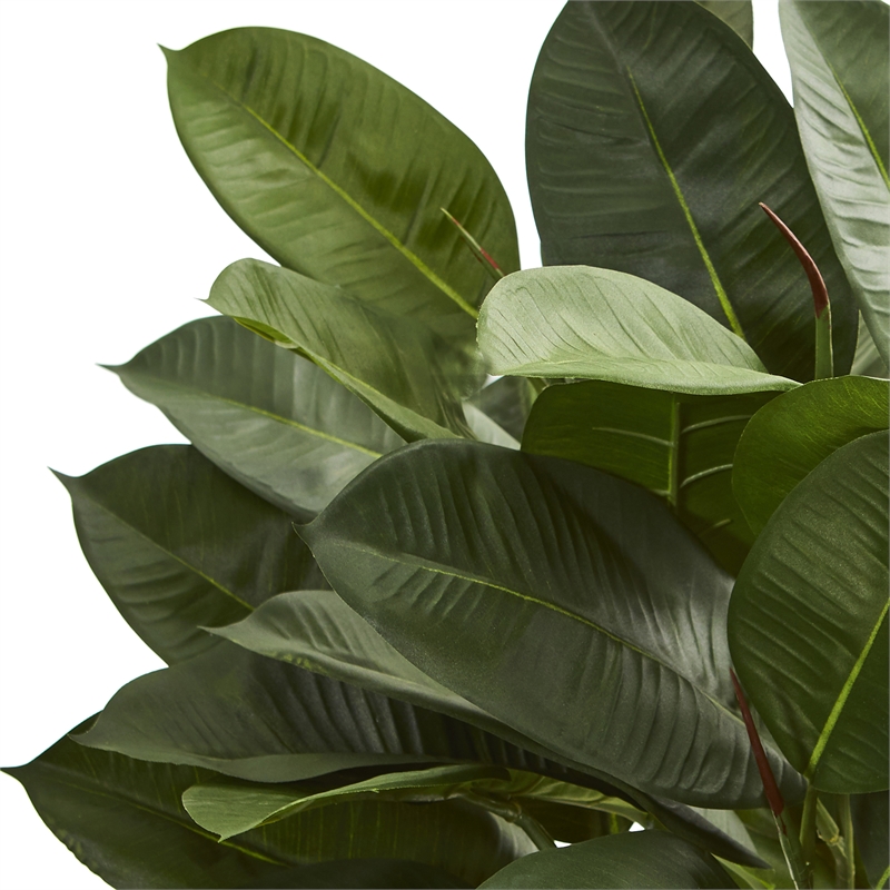 Nearly Natural Oak Ficus Artificial Plant in Green