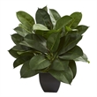 Nearly Natural Oak Ficus Artificial Plant in Green