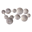 Nearly Natural 3ft x 2ft Galvanized Textured Plates Antique Wall Art in Silver