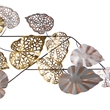 Nearly Natural 5.5ft x 2ft Scattered Metal Leaves Wall Art Decor