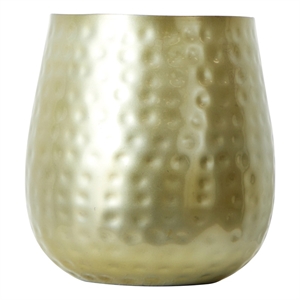 Nearly Natural 65&quot Oval Shaped Iron Planter in Gold