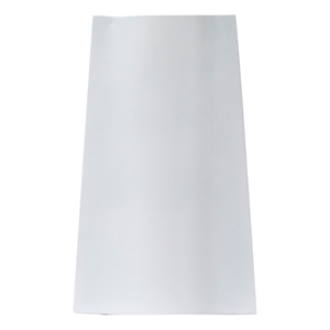Nearly Natural 14&quot Modern Metal Vase in White