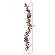 Nearly Natural 6ft Fall Laurel Leaf w/ Berries Artificial Garland (Set of 2)