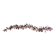Nearly Natural 6ft Fall Laurel Leaf w/ Berries Artificial Garland (Set of 2)