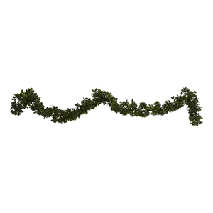 Nearly Natural 6ft Boxwood Artificial Garland (Indoor/Outdoor) Set of 4