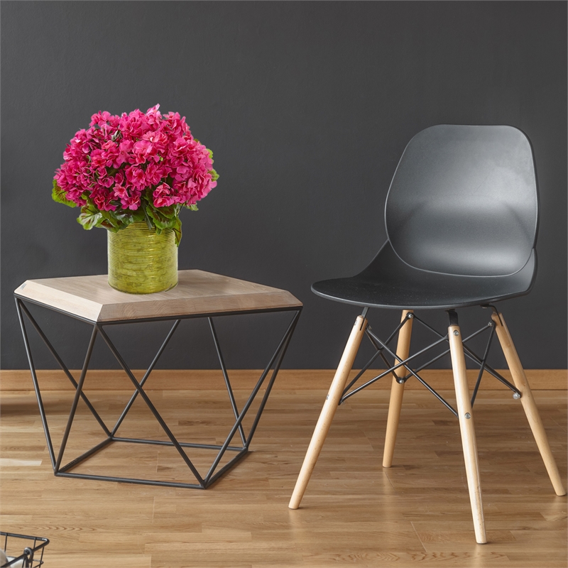 Nearly Natural Geranium Artificial Plant in Metal Planter UV Resistant
