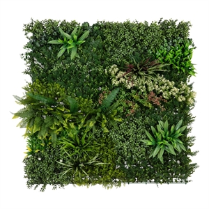 Nearly Natural 40&quot x 40&quot UV Resistant Madagascar Forest Living Wall Panel