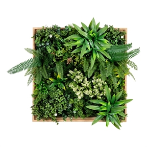 Nearly Natural 20&quot x 20&quot Queensland Rainforest Living Wall Art Panel