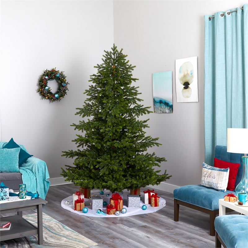 Nearly Natural 7.5ft South Carolina Spruce Real Touch Christmas Tree
