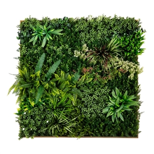 Nearly Natural 38&quot x 38&quot UV Resistant Madagascar Forest Living Wall Art Panel